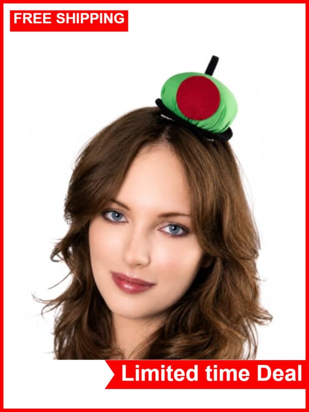 Mini Martini Fascinator Hat with Hair Clips for Women Halloween Costume